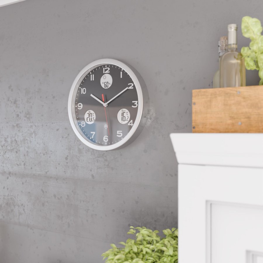 Mebus 13149 Funk Wanduhr #8