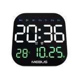 Mebus 19855 Quarz-Wanduhr digital #1