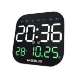 Mebus 19855 Quarz-Wanduhr digital #2