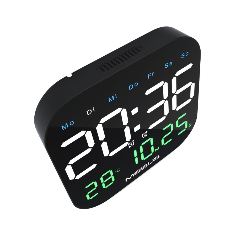 Mebus 19855 Quarz-Wanduhr digital #4