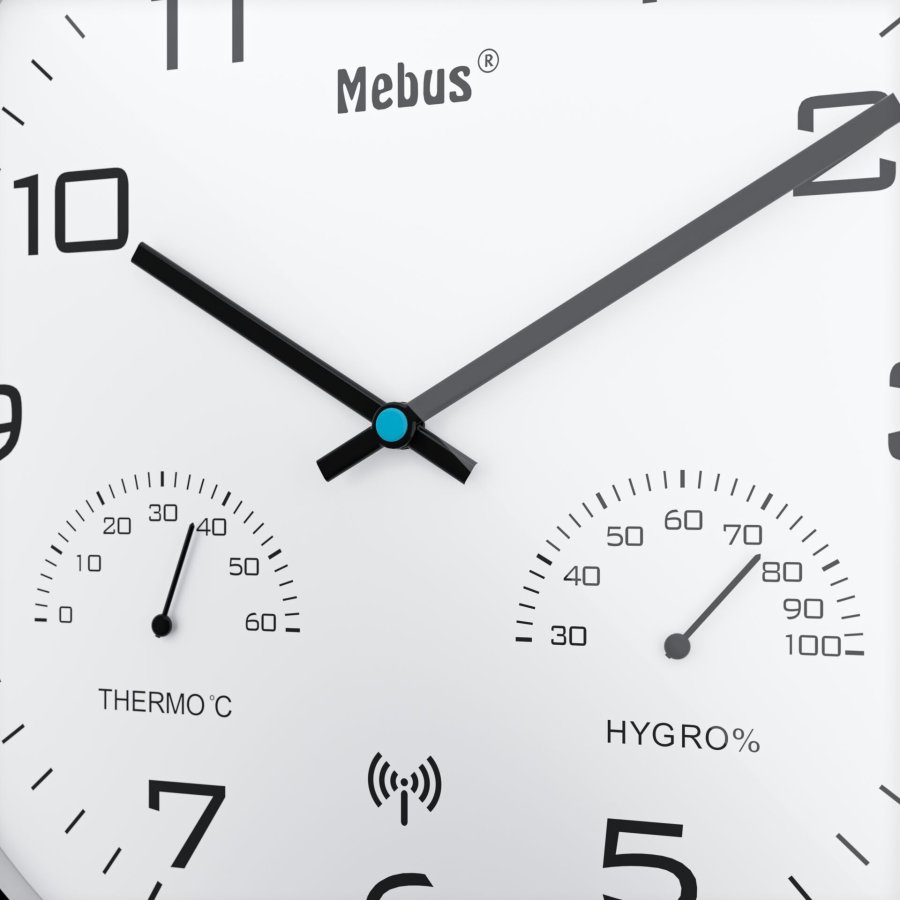 Mebus 52841 Funk Wanduhr #5
