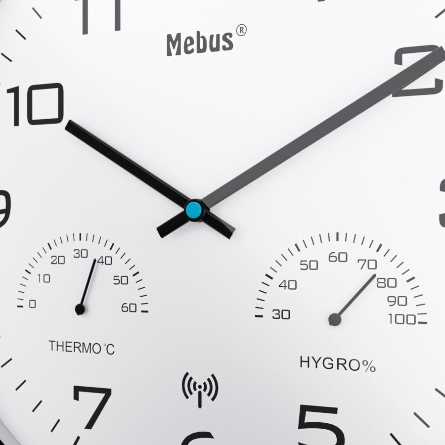 Mebus 52842 Funk Wanduhr #5