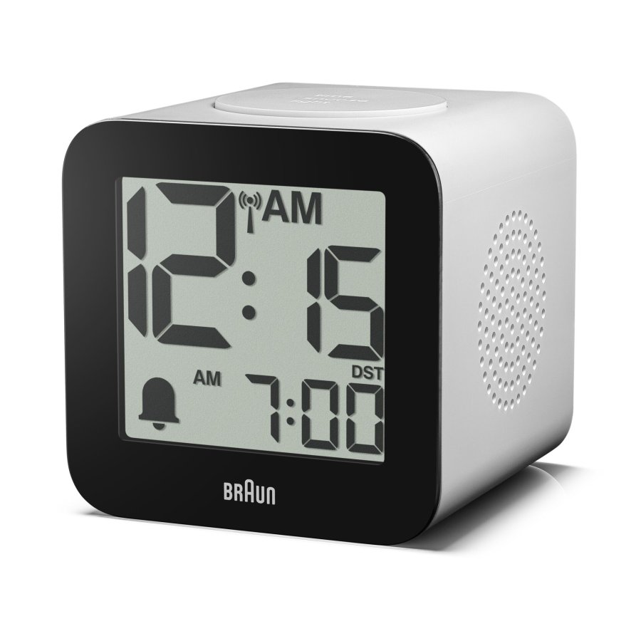 Braun BC 25 WP-DCF weiß Funkwecker mit Sprachausgabe #1