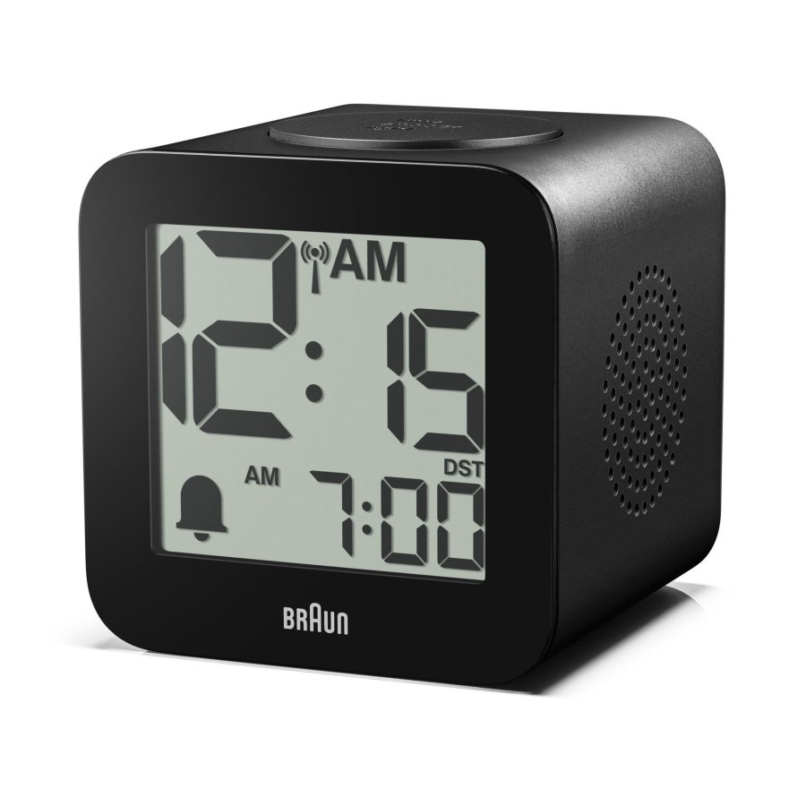 Braun BC 25 BP-DCF schwarz Funkwecker mit Sprachausgabe #1