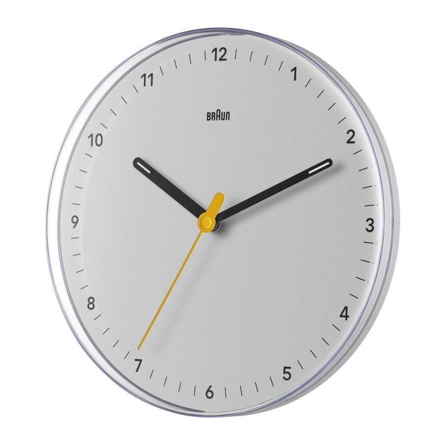Braun BC 26 W weiß Quarzwanduhr #2