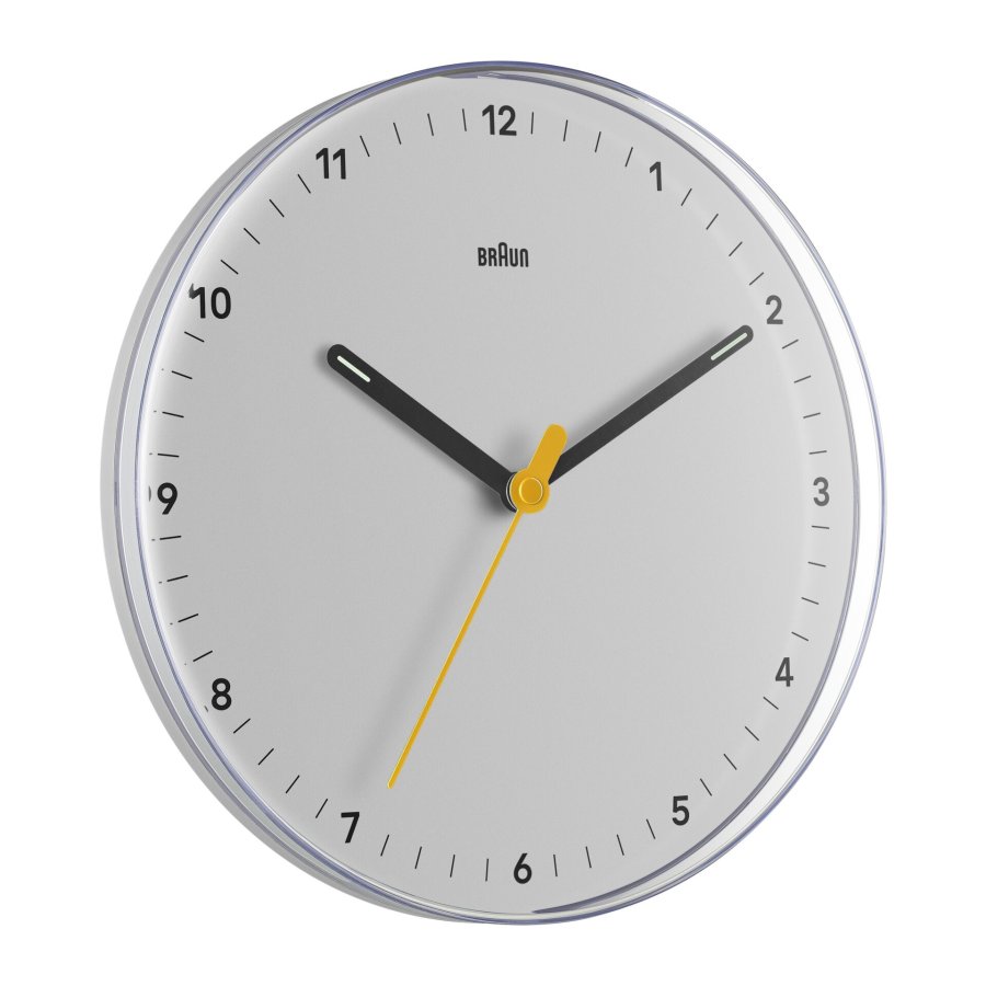 Braun BC 26 W weiß Quarzwanduhr #3