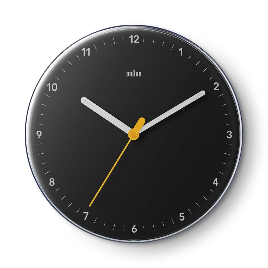 Braun BC 26 B schwarz Quarzwanduhr #1
