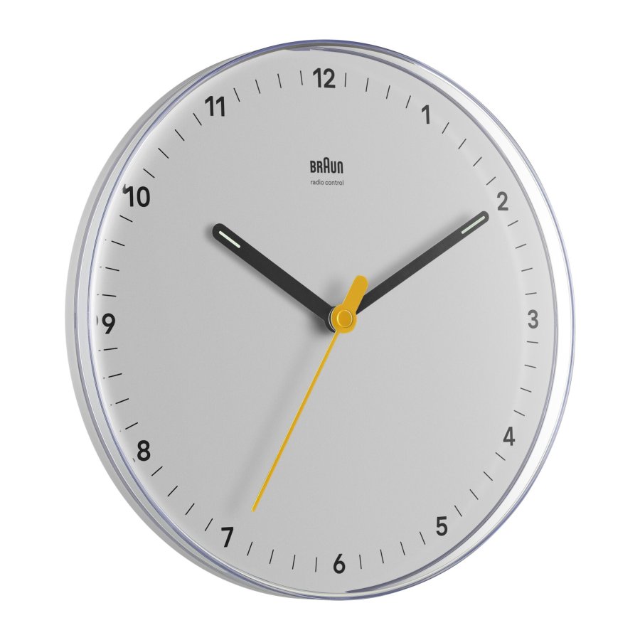 Braun BC 26 W-DCF weiß Funkwanduhr #3