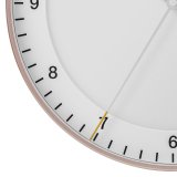 Braun BC 17 PW rosa/weiß Quarzwanduhr, analog #5