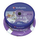 Verbatim 43667 tom DVD 8,5 GB DVD+R DL 25 stk #1