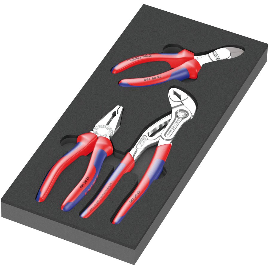 Wera 9780 KNIPEX Zangen Set 1 Schaumstoffeinlage #1
