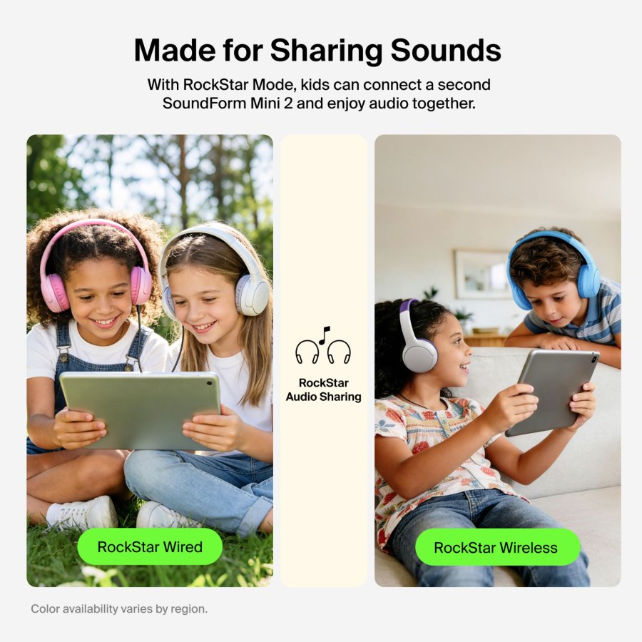 Belkin Soundform Mini 2 Wireless On-Ear Kids blue .AUD012hqBL #13