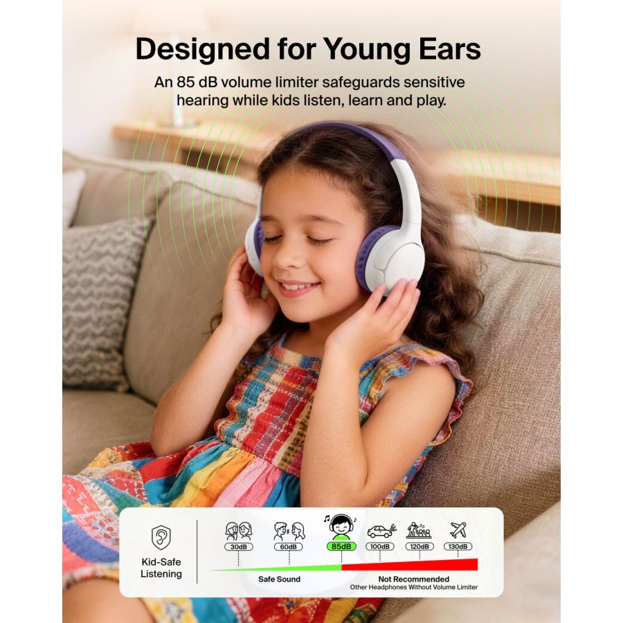 Belkin Soundform Mini 2 Wireless On-Ear Kids purple  AUD012hqPU #11