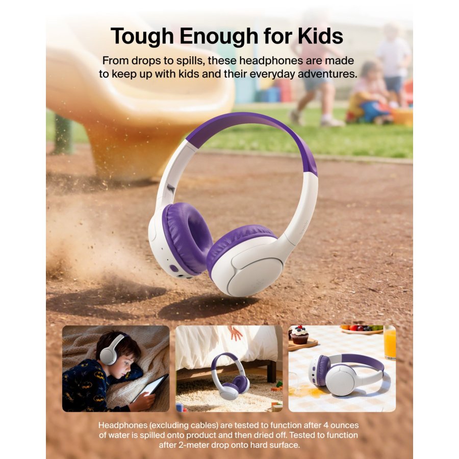 Belkin Soundform Mini 2 Wireless On-Ear Kids purple  AUD012hqPU #14