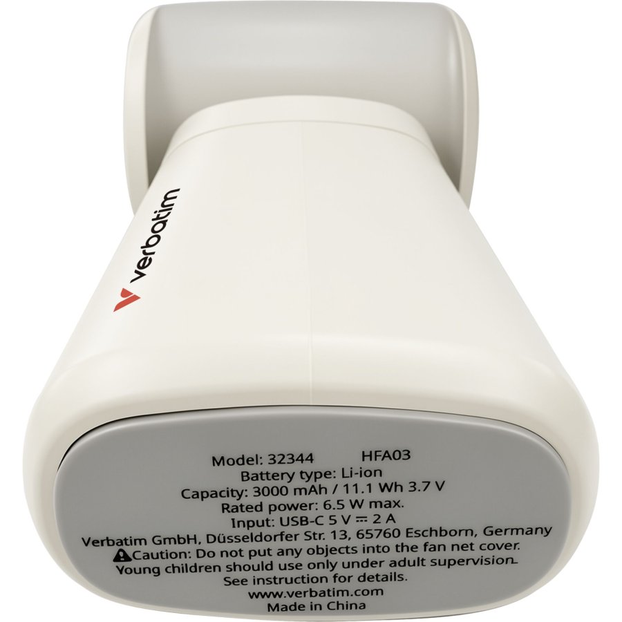 Verbatim Cool ´n´Go Aqua Breeze Handheld Fan white/silver  32344 #5