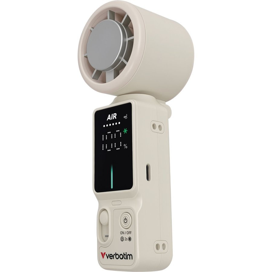Verbatim Cool`n´Go Ice Touch Mini Handheld Fan wh./sil. 32348 #1