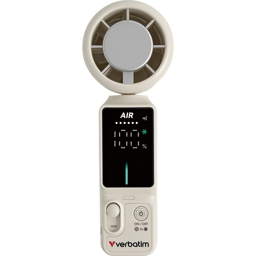 Verbatim Cool`n´Go Ice Touch Mini Handheld Fan wh./sil. 32348 #2