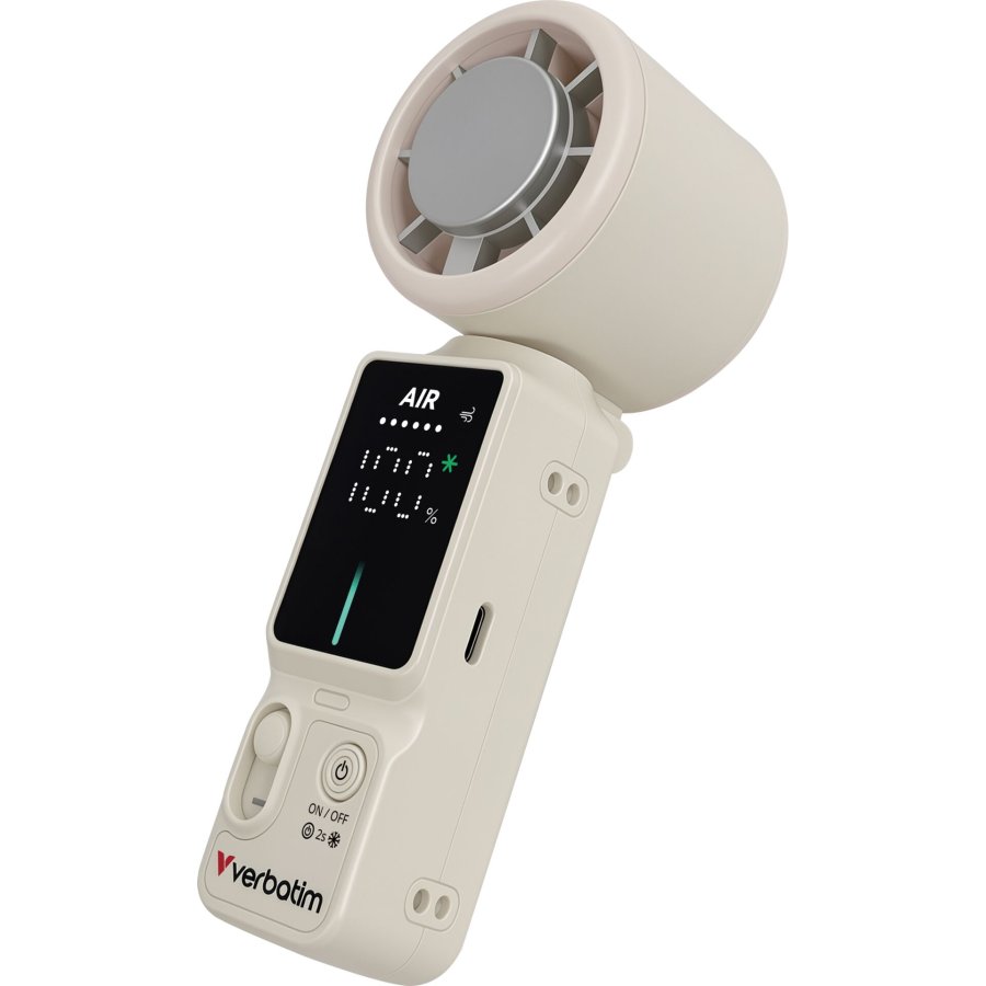 Verbatim Cool`n´Go Ice Touch Mini Handheld Fan wh./sil. 32348 #6