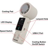 Verbatim Cool`n´Go Ice Touch Mini Handheld Fan wh./sil. 32348 #11