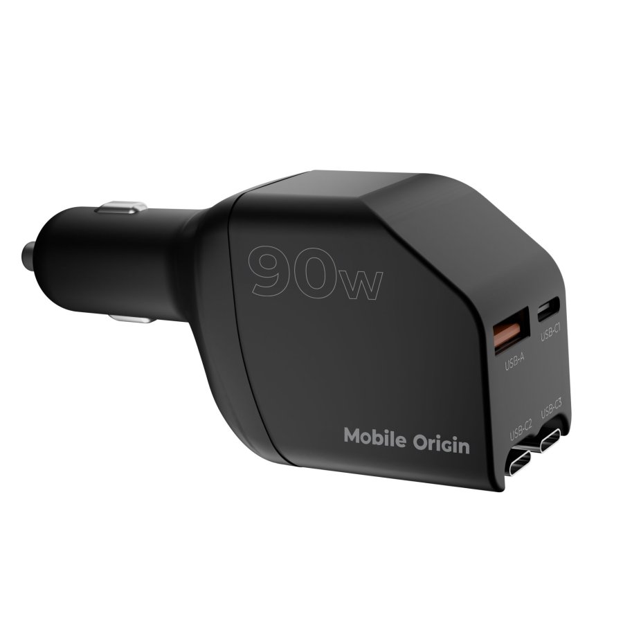 Mobile Origin 90W Car Charger CA22 USB-C+USB-A 2x cable 60cm #9