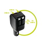 Mobile Origin 90W Car Charger CA22 USB-C+USB-A 2x cable 60cm #13
