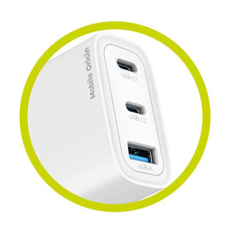 Mobile Origin 40W GaN Charger MO13 white 1x USB-A + 2x USB-C #5