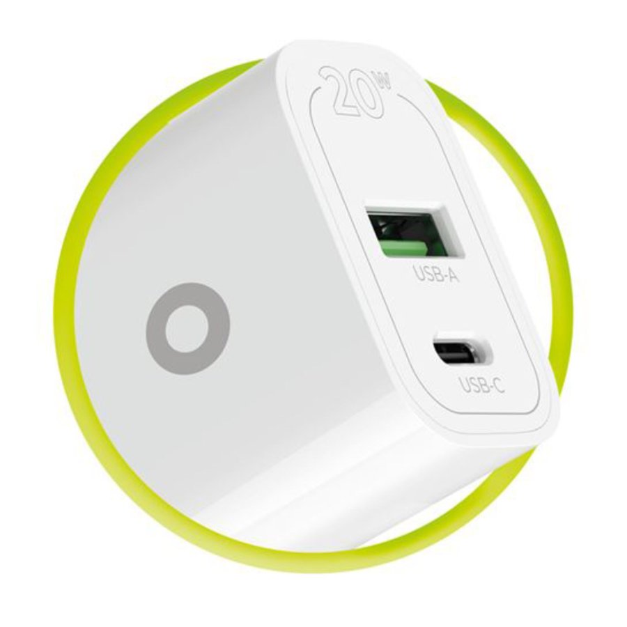 Mobile Origin PD20W Wall Charger MO12 white 1x USB-A + 1x USB-C #8
