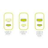 Mobile Origin PD20W Wall Charger MO12 white 1x USB-A + 1x USB-C #14