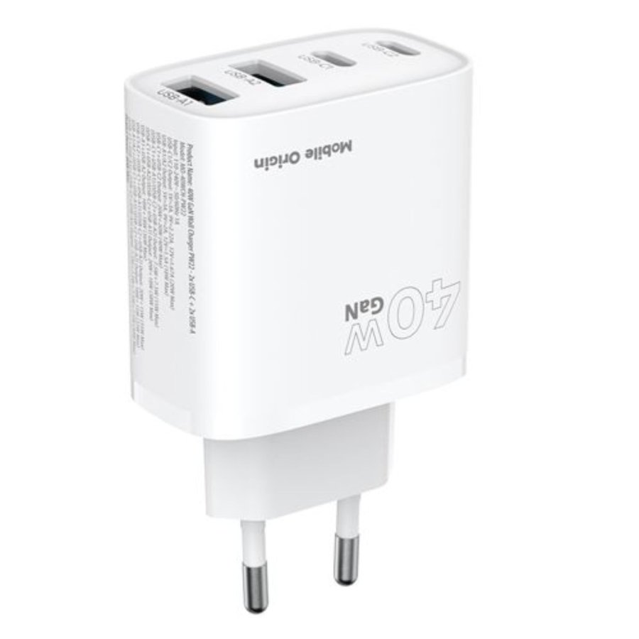 Mobile Origin 40W GaN Charger PW22 2x USB-C + 2x USB-A #3