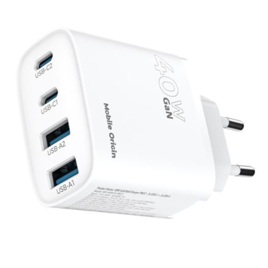 Mobile Origin 40W GaN Charger PW22 2x USB-C + 2x USB-A #6