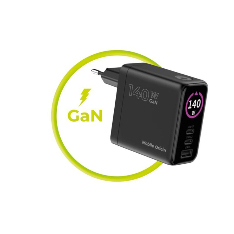 Mobile Origin 140W GaN Charger PW21 2x USB-C + 2x USB-A #10