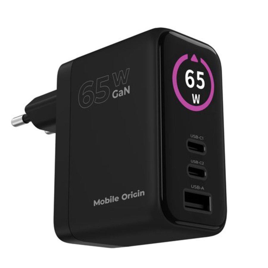 Mobile Origin 65W GaN Charger PW20 2x USB-C + USB-A #6