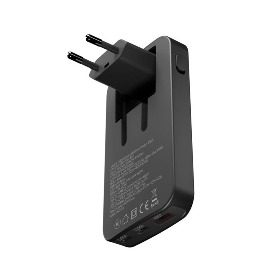 Mobile Origin 65W GaN Slim dual USB-C single USB-A black #5