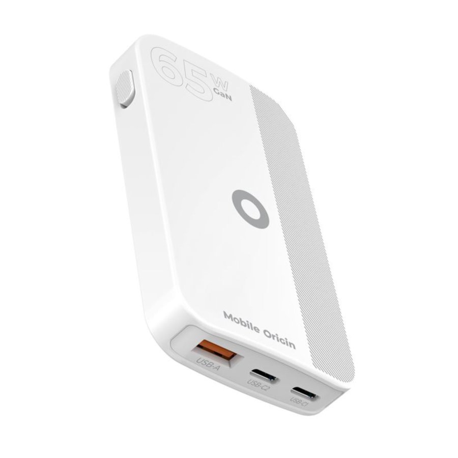 Mobile Origin 65W GaN Slim dual USB-C single USB-A, white #2
