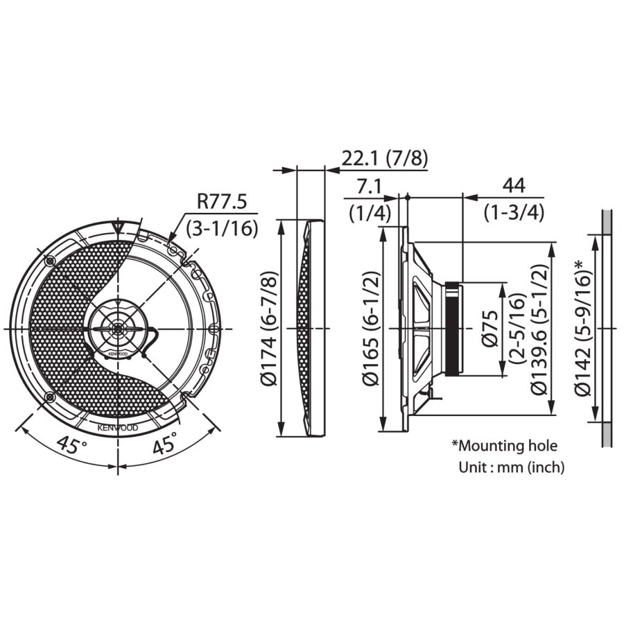 Kenwood KFC-S1767 #5