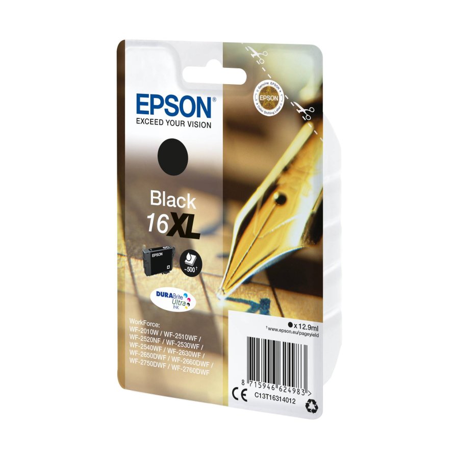 Epson Pen and crossword C13T16314012 bl�kpatron 1 stk Original H�jt (XL) udbytte Sort #2