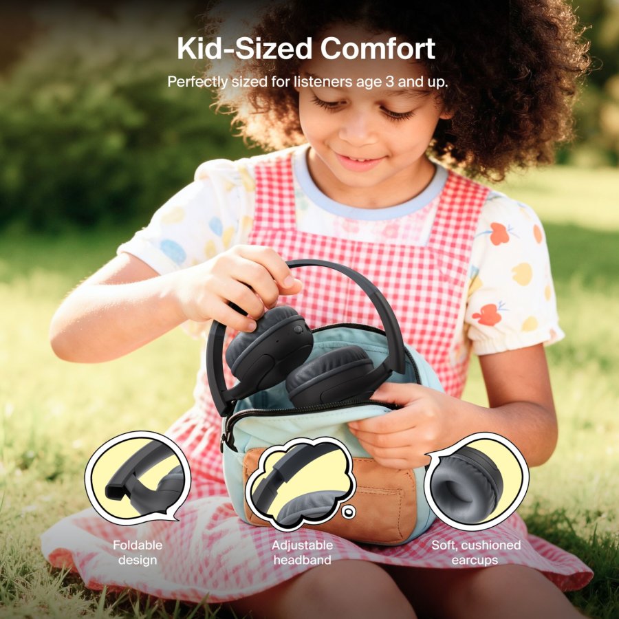 Belkin Soundform Mini 2 Wireless On-Ear Kinder schwarz AUD012hqBK #9