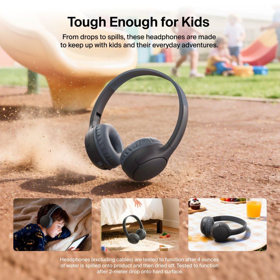 Belkin Soundform Mini 2 Wireless On-Ear Kinder schwarz AUD012hqBK #10