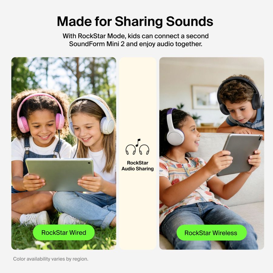 Belkin Soundform Mini 2 Wireless On-Ear Kinder schwarz AUD012hqBK #12