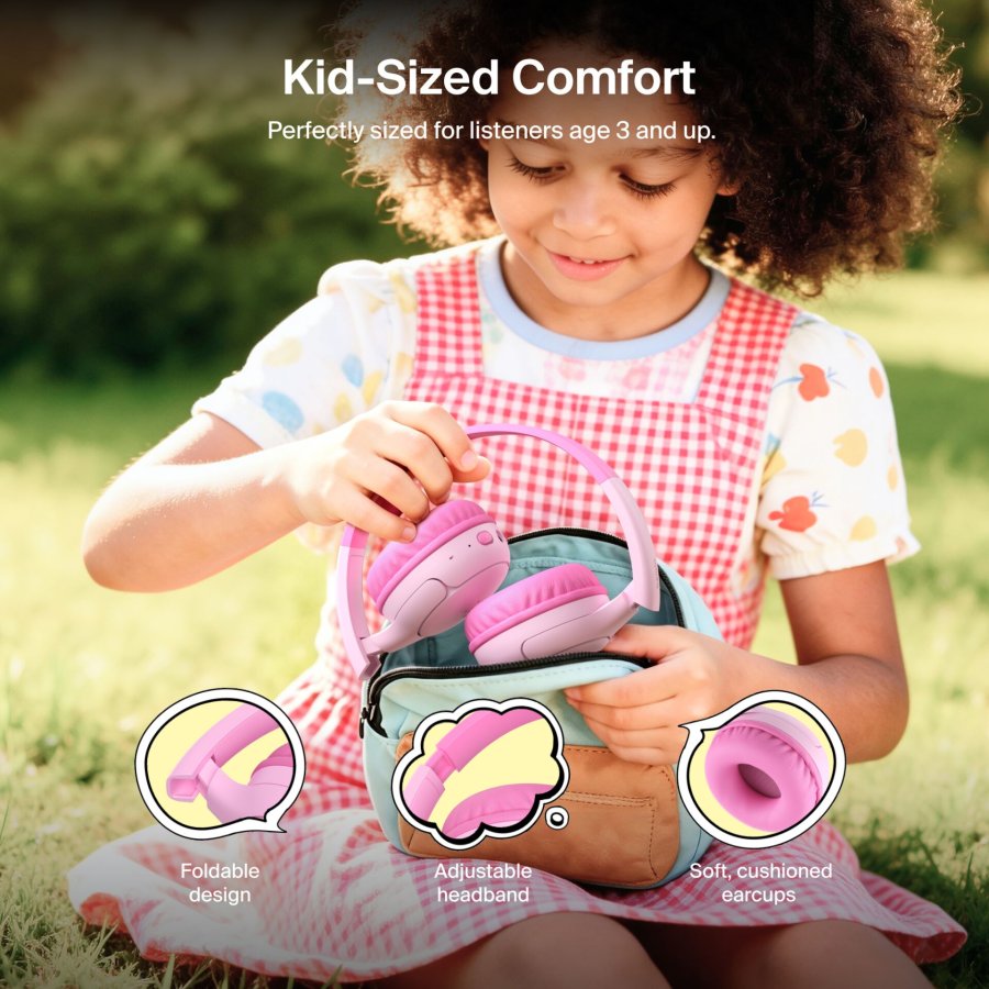 Belkin Soundform Mini 2 Wireless On-Ear Kinder pink    AUD012hqPK #9