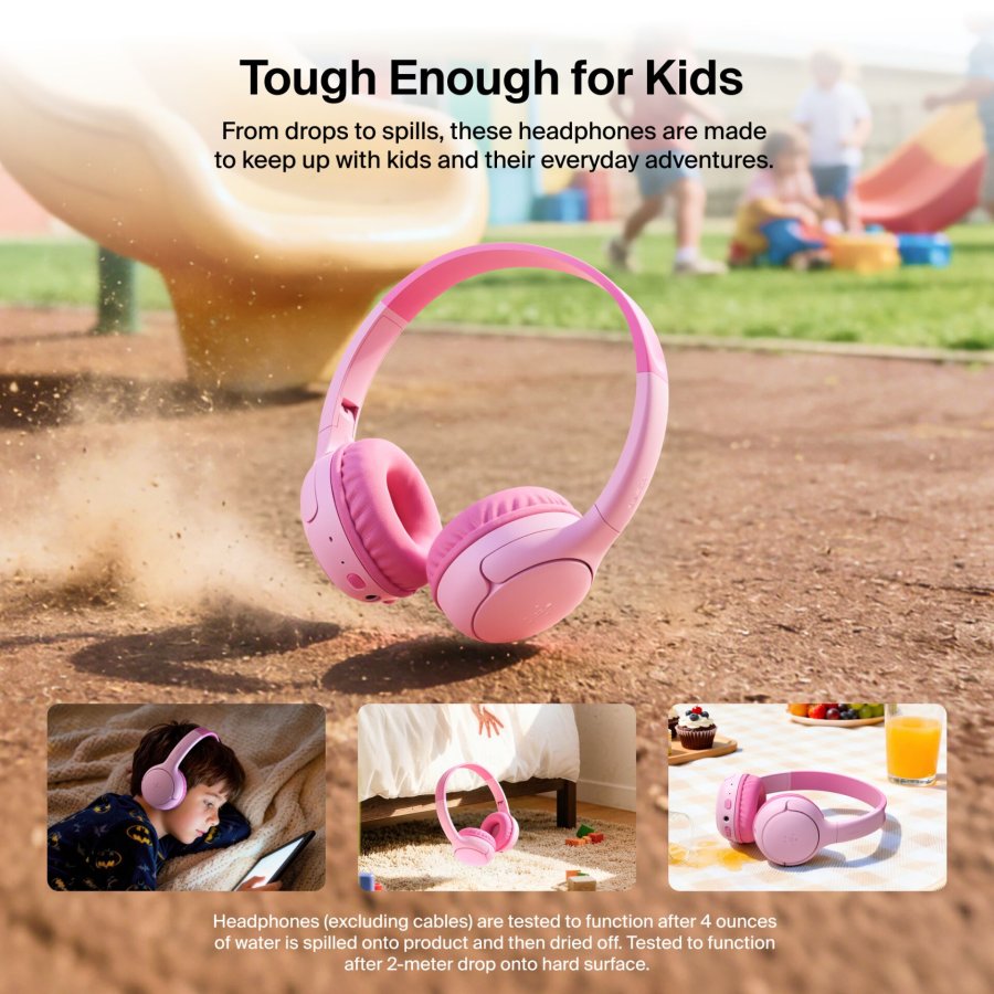 Belkin Soundform Mini 2 Wireless On-Ear Kinder pink    AUD012hqPK #10