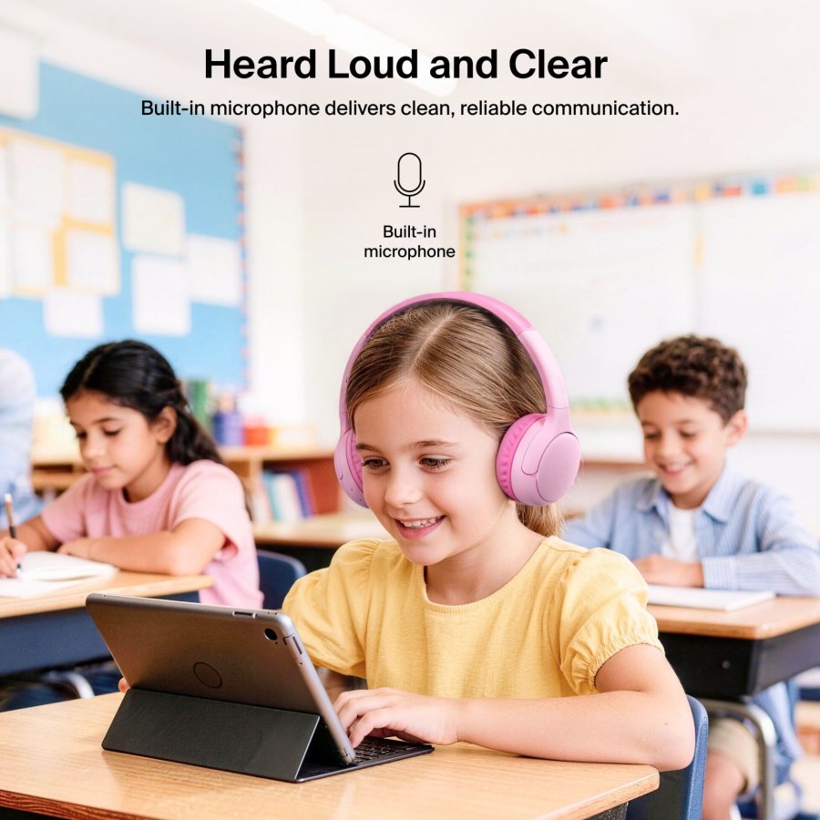 Belkin Soundform Mini 2 Wireless On-Ear Kinder pink    AUD012hqPK #11