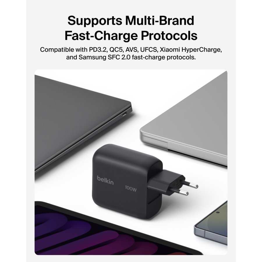 Belkin BOOSTCharge 100W USB-C GAN kal.St+Kab.s.WCH025KQ1.5BKB6 #8