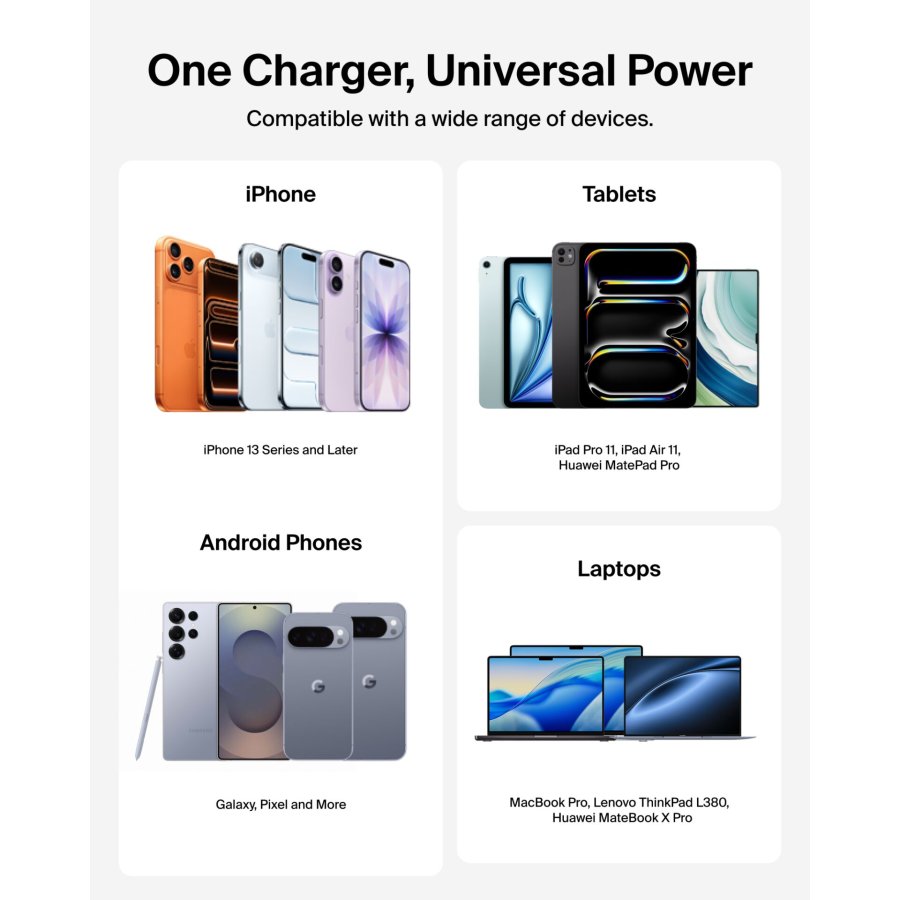 Belkin BOOSTCharge 100W USB-C GAN kal.St+Kab.s.WCH025KQ1.5BKB6 #9