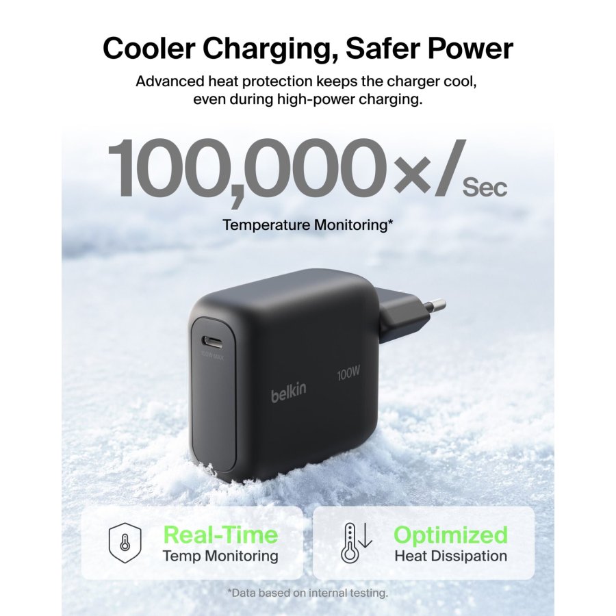 Belkin BOOSTCharge 100W USB-C GAN kal.St+Kab.s.WCH025KQ1.5BKB6 #10