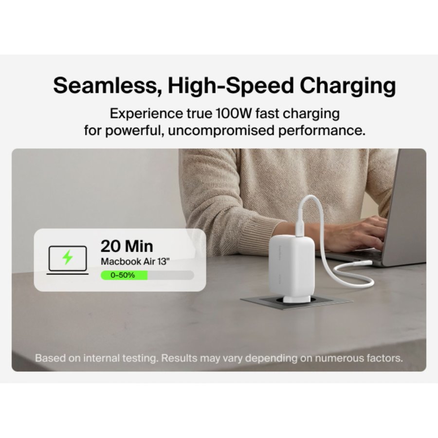 Belkin BOOSTCharge 100W USB-C GAN kla.St+Kab.w.WCH025KQ1.5WHB6 #8