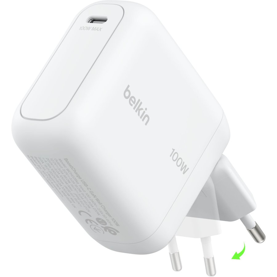 Belkin BOOSTCharge 100W USB-C GAN einkl.Stecker ws. WCH025kqWH #1