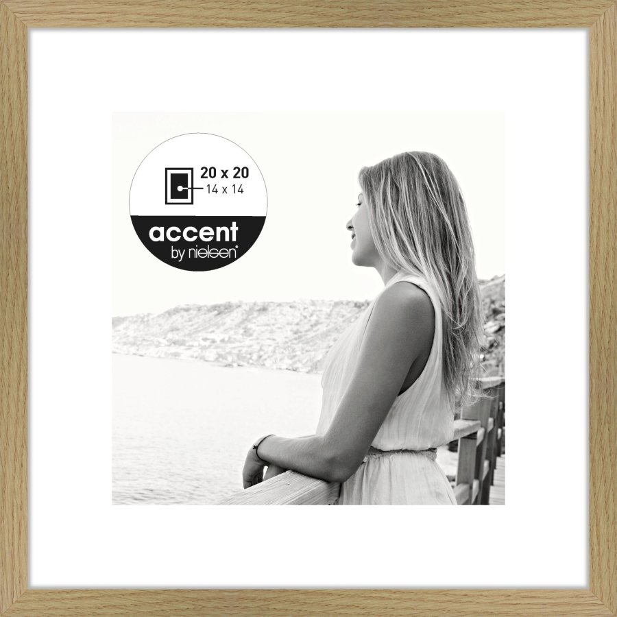Nielsen Aura oak 20x20 Wood incl. Passepartout 1115002 #1