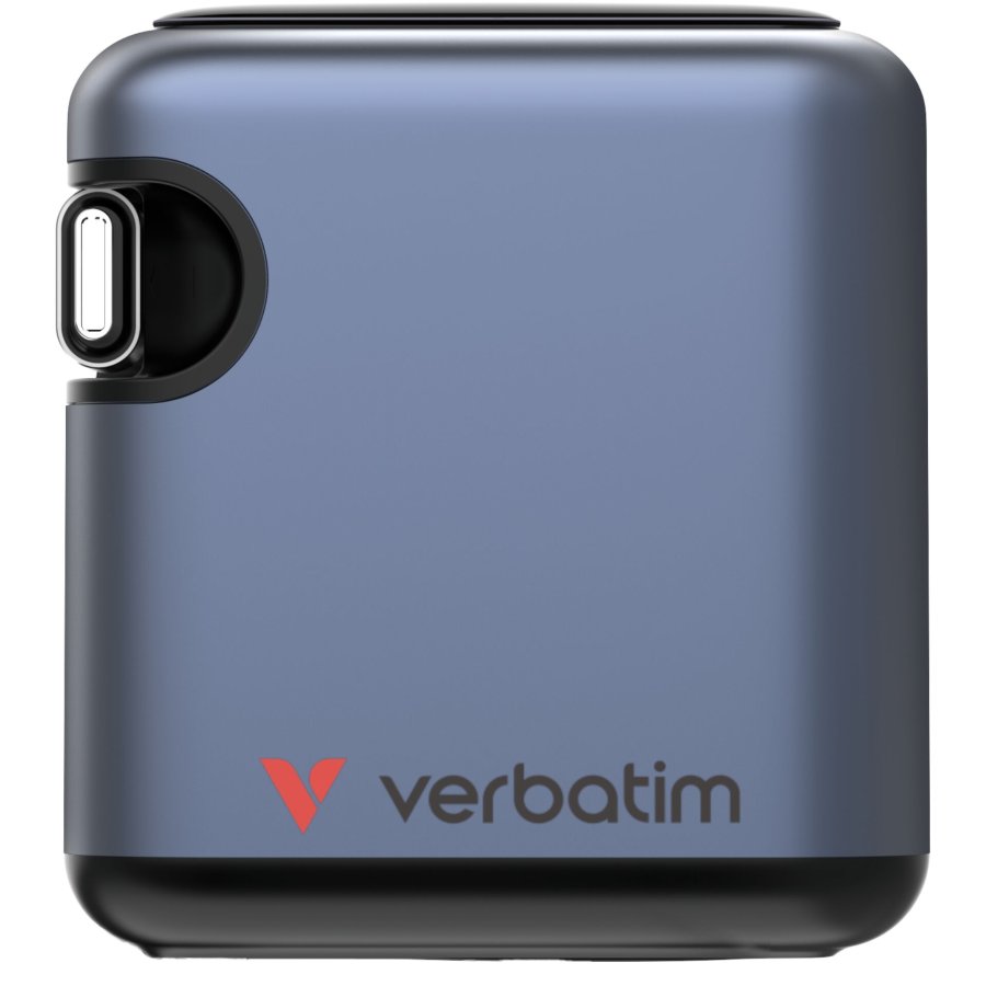 Verbatim Mini GaN Charger 70W einziehbares Kabel+Display 32059 #3