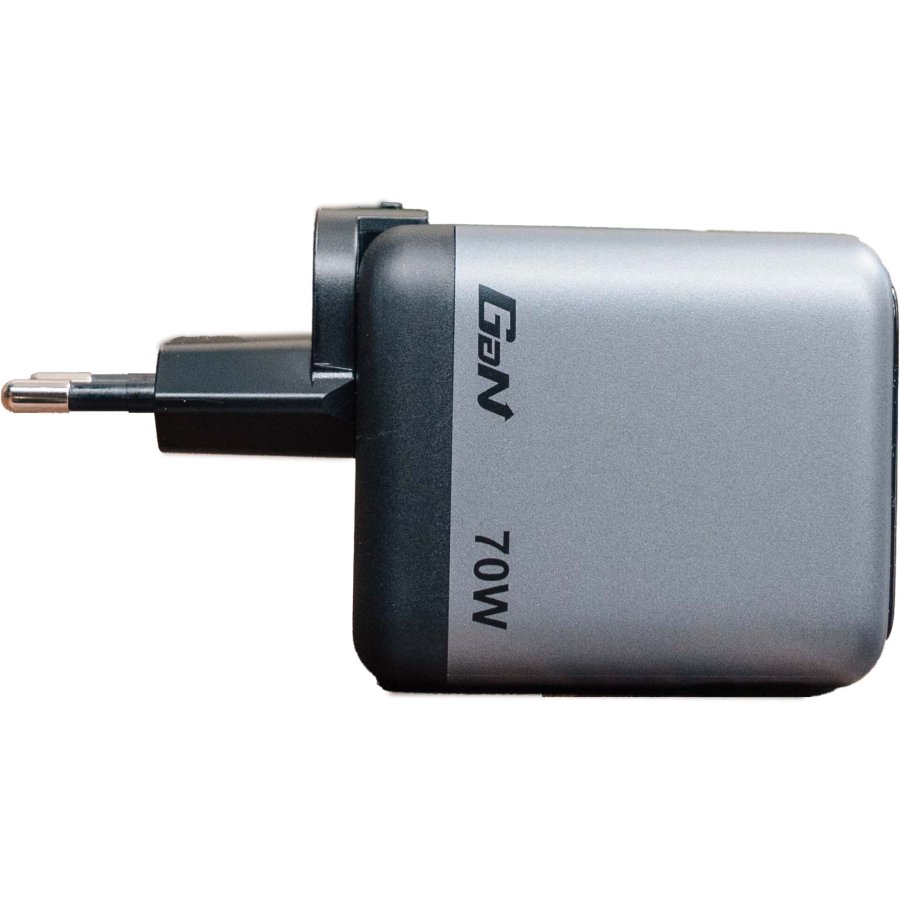 Verbatim Mini GaN Charger 70W einziehbares Kabel+Display 32059 #4